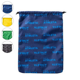 ATHLETA アスレタ シューズケース シューズ袋 巾着 小物入れ サッカー フットサル 紺 黄 緑 黒 05269