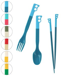 CHUMS `X Camper Cutlery Set Lp[Jg[Zbg 3_Zbg Xv[ tH[N  H y Lv 6J[ CH62-1734
