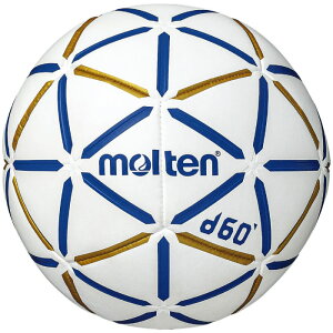 molten モルテン D60 ハンドボール 1号球 中学生女子 小学生男子用 検定球 ホワイト×ブルー H1D4000-BW