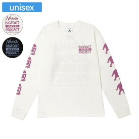 NANGA×TACOMA FUJI RECORDS ナンガ×タコマフジレコード ビックフット サーベイ プロジェクトロゴ ロングスリーブティー Tシャツ 2024年秋冬 30周年 コラボ