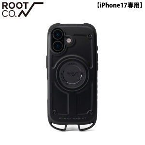 ROOT CO. ���[�g�R�[ �yiPhone17��p�zGRAVITY Shock Resist Case Rugged. �u���b�N �A�C�t�H���P�[�X �č�MIL�K�i