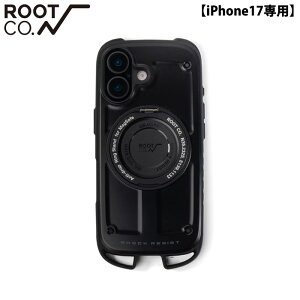 ROOT CO. ���[�g�R�[ �yiPhone17��p�zGRAVITY Shock Resist Case Rugged Plus. �u���b�N �A�C�t�H���P�[�X �č�MIL�K�i