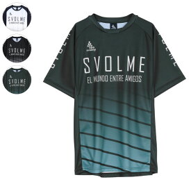 SVOLME スボルメ グラデストライプTRトップ24SDG 半袖プラクティスシャツ サッカー フットサル 2024年秋冬 1243-30200