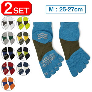 TABIO SPORTS �^�r�I �X�|�[�c ���[�V���O�����ܖ{�w 2���Z�b�g M�T�C�Y 25-27cm �\�b�N�X �C�� 5�{�w �����j���O �}���\�� �W���M���O ���{�� 10�J���[