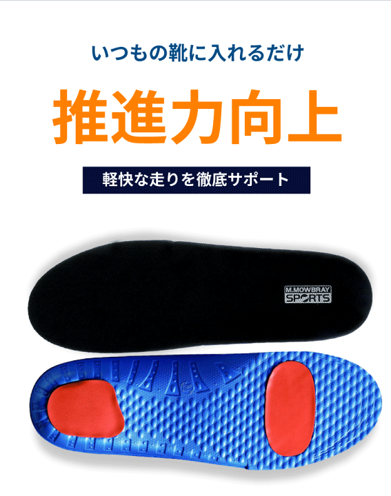 楽天市場】【ポイント10倍以上！】インソール M.MOWBRAY SPORTS