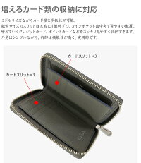 便利でコンパクトなラウンドミドル財布
