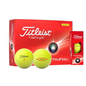 2024N US TITLEIST ^CgXgTruFeel gD[tB[ 򋗗 \tg  12 St{[ [Ah