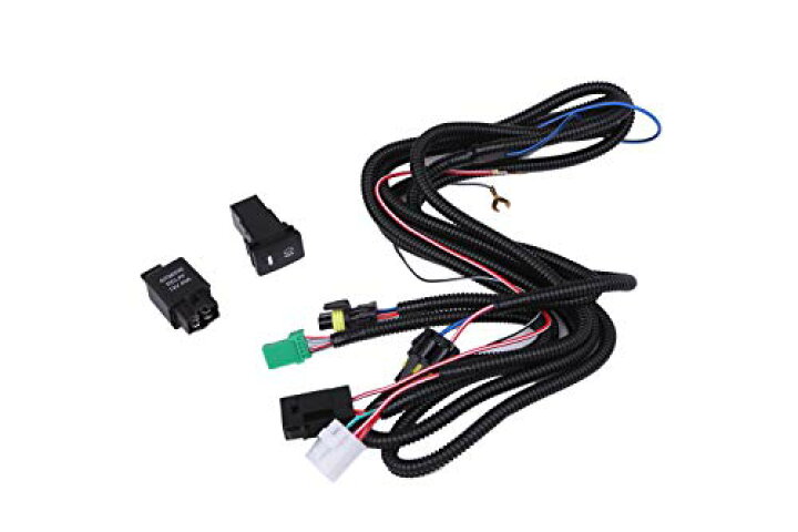 楽天市場 送料無料 H8 H11 H16 Led対応 Led 汎用 スイッチ付 後付 フォグランプ用 フォグランプ フォグ配線 リレーハーネス トヨタ 日産 スズキ ダイハツ ランズwebショップ