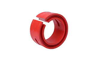 送料無料 ラバースペーサー スプリングゴム 汎用 2点セット レッド 車高調 サスペンション スペーサー 外装 カスタムパーツ 赤