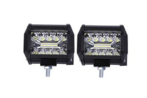 LED ���[�N���C�g 12V/24V 60W 6000K �z���C�g ���F �h�� ��Ɠ� �f�b�L���C�g ������ �O�Ɠ� �ԕ��� �Ɩ� �g���b�N 2��