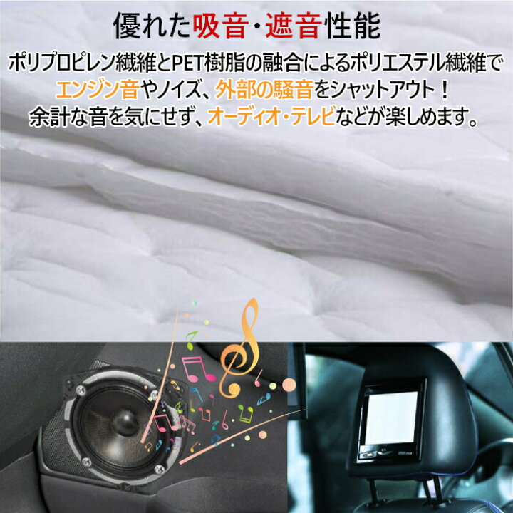 デッドニング 50cm 吸音 6ｍ 断熱材 断熱 シート 15mm ニードルフェルト