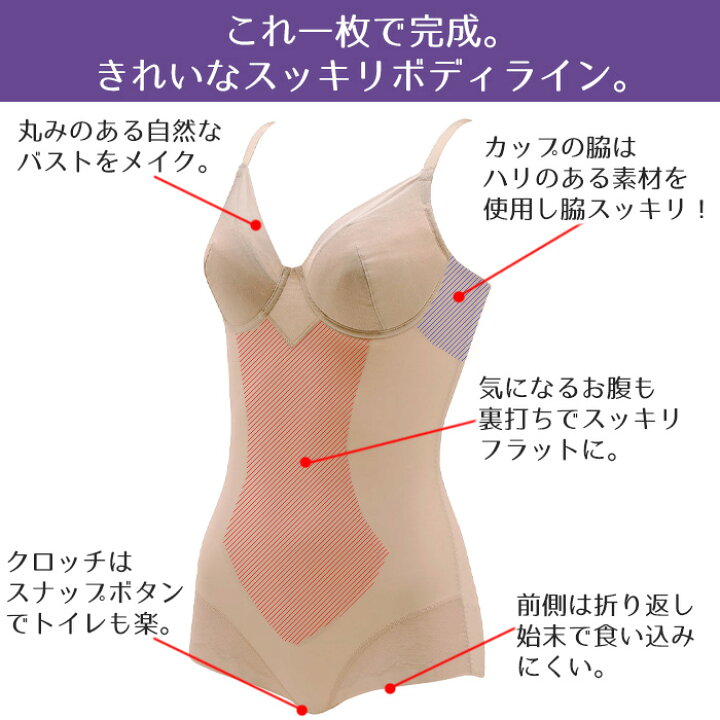楽天市場】《4月1日迄ポイント2倍》ワコール Wacoal ボディスーツ Ever  