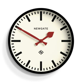 NEWGATE® 荷物壁掛け時計 - メタルクロック - アナログ壁掛け時計 - レトロ時計 - キッチン壁掛け時計 - ラウンド壁掛け時計 英国デザインステーションクロック