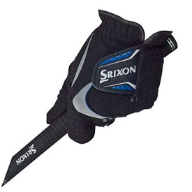 Srixon レイングローブ ゴルフ用 ブラック 1組