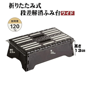 【カクセー正規販売店 耐荷重120kg ワイドタイプ】 折りたたみ式段差解消ふみ台ワイド DANSADAN DS-01 花 ガーデン 運動会 洗車 DIY 玄関 車 高さ13cm ステップ台 折りたたみステップ コンパクト 折り畳み 軽量 収納 介護