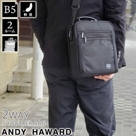 ANDY HAWARD KBN33628 ショルダーバッグ メンズ B5 2WAY 兼用 縦型 送料無料