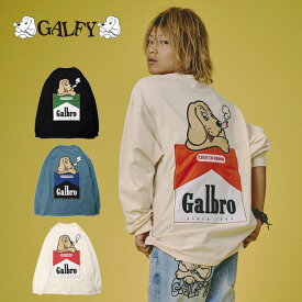 ガルフィー ガルブロ ロンT 長袖 Tシャツ メンズ 胸ポケ ロンティー GALFY オーバーサイズ イヌ ロゴ ストリート カジュアル クルーネック TEE レディース 長袖Tシャツ 天竺 ユニセックス 男女兼用 トップス 長袖トップス O.WHITE BLACK NAVY ストリート カルチャー