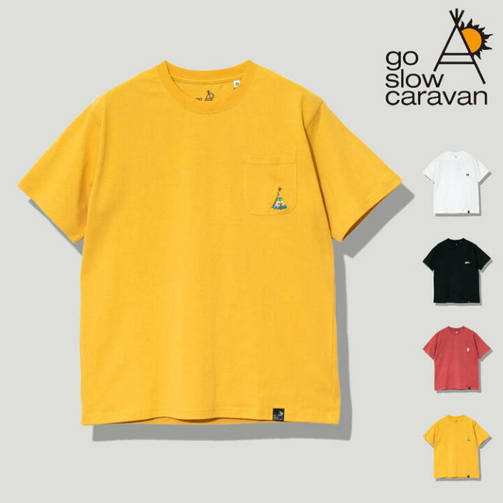 楽天市場】ゴースローキャラバン 胸ポケ tシャツ メンズ USA/C USA 