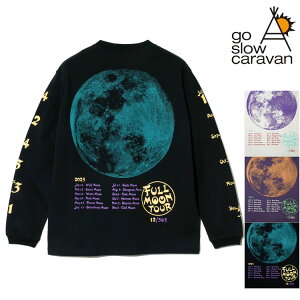 �y���ʉ��i�z�S�[�X���[�L�����o�� FULL MOON TOUR ����T�V���c ���� �o�b�N�v�����g ���� T�V���c �����Y go slow caravan �J�b�g�\�[ �N���[�l�b�N ��100% USA�R�b�g�� USA/C �V���[�Y �����O�X���[�uTEE