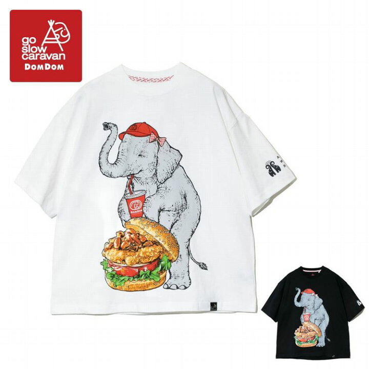 楽天市場】ドムドムハンバーガー ゴースローキャラバン コラボ Tシャツ 