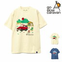 ゴースローキャラバン 日産 コラボ tシャツ USA/C SAFARI TEE メンズ 半袖Tシャツ メンズ NISSAN go slow caravan カットソー クルーネック Tシャツ 半袖Tシャツ 綿100% プリントT ユニセックス 男女兼用 トップス アウトドア キャンプ フェス 服装
