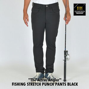 The Active Angler The Backwater �o�b�N�E�H�[�^�[ FISHING STRETCH PUNCH PANTS BLACK BW-107VM �t�B�b�V���O �X�g���b�`�|���`�p���c �u���b�N ���R�Y �������H �X�g���b�` �^�b�N���P�[�X �v���C���[ �����f�B