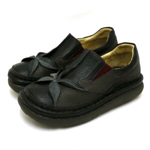 【送料無料】Estacion〜エスタシオン〜・サイドゴア本革スリッポンシューズ【tge274】