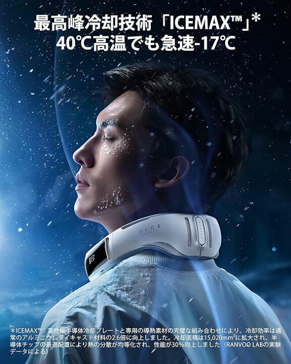 楽天市場】送料無料 RANVOO AICE LITE ネッククーラー 冷却プレート 首  