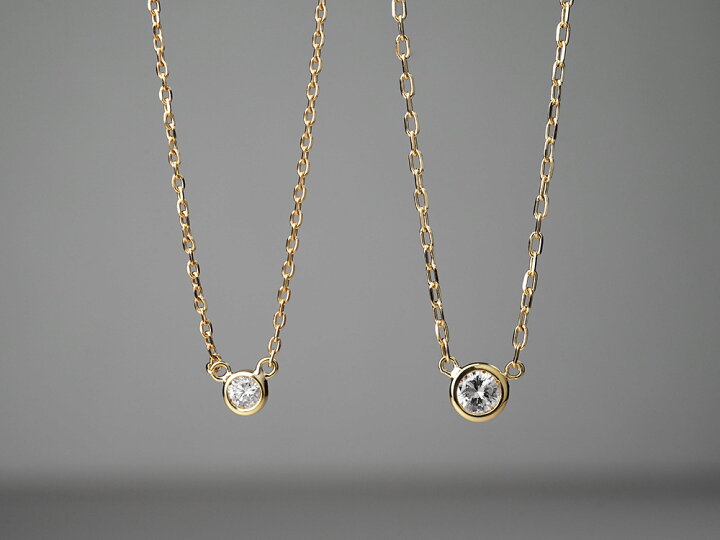 楽天市場】K18 ダイヤモンド ネックレス 0.05ct The pavilion 