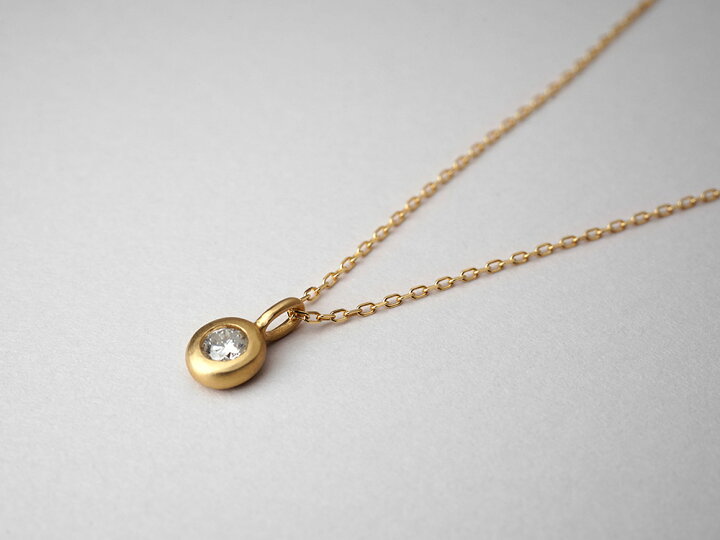 楽天市場】K18 ダイヤモンド ネックレス トップ 0.2ct colo 無垢仕上げ 
