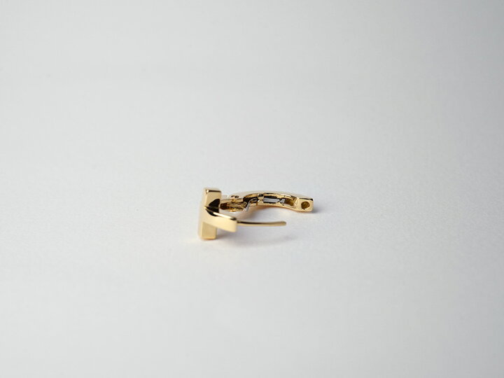 楽天市場】K18 ベイビー クロス フープ ピアス レディース 18金 18k 