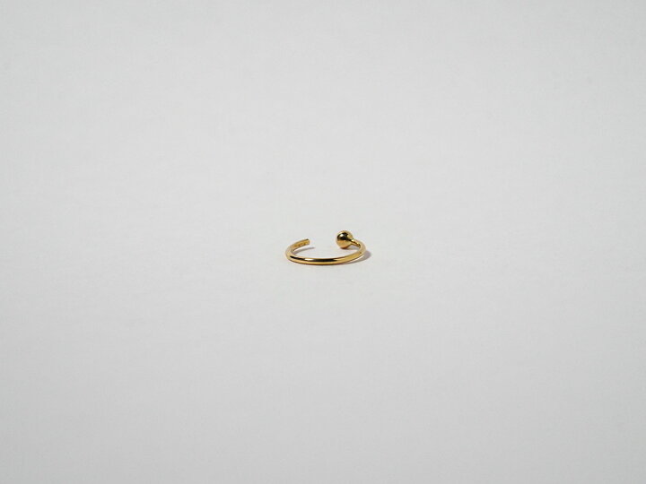 楽天市場】【片耳販売】K18 スピン ピアス & イヤーカフ 8mm  