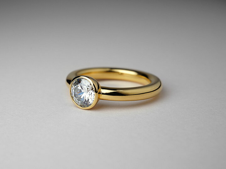 楽天市場】【3/28午後値上げ実施】 K18 ダイヤモンド リング 1.0ct  