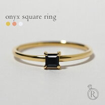 楽天市場】18金 リング（種類（宝石）オニキス）（ジュエリー  