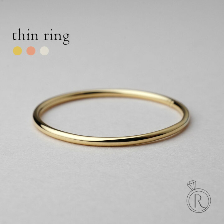 人気の春夏 細身ブラックリング6号 レディース シンプル 可愛い 指輪 RIN459