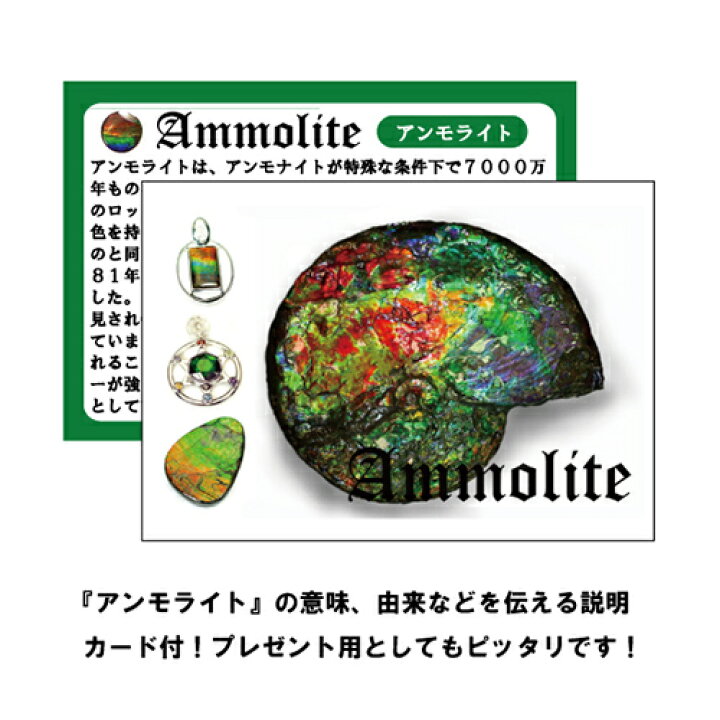 楽天市場】【一点物】高品質 アンモライト 六芒星 シルバー ペンダント 