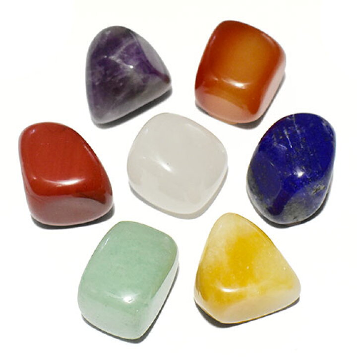 楽天市場】【お試し価格】チャクラ セブンストーン（天然石） タンブル  