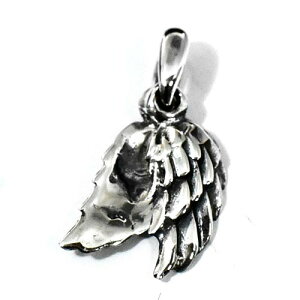 エンジェルウイング(天使の羽) ダブル シルバー ペンダントトップ 天使の翼 アクセサリー【メール便対応可】