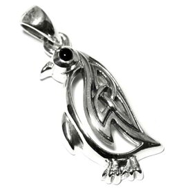 【PETER STONE】ケルトデザイン ペンギン トリケトラ スターリングシルバー ペンダントトップ【送料無料】