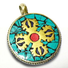 チベット密教 法具 羯磨(カツマ） ペンダントトップ【メール便対応可】