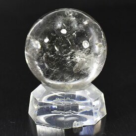 【一点物】ガネッシュヒマール産 ヒマラヤ水晶 彫刻 カービング ボール（玉） 74．6g【送料無料】￢