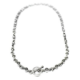 チベット密教 マントラ オム(OM) スターリングシルバー ネックレス 55cm 真言（マントラ） 57g【送料無料】