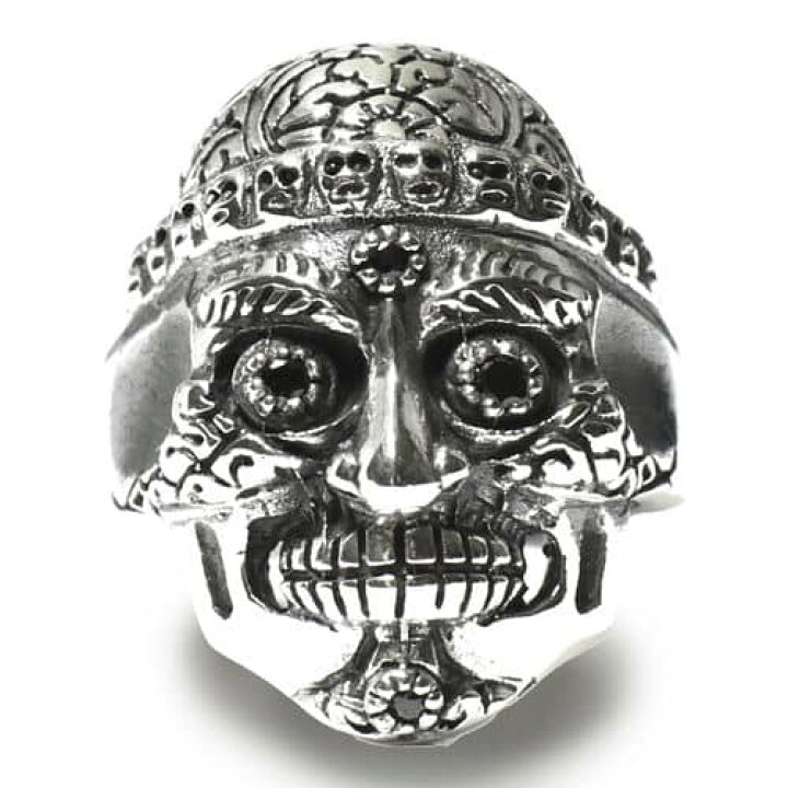 楽天市場】チベット密教 チベタン スカル（骸骨） CZジルコニア  