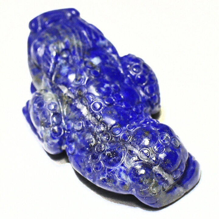 楽天市場】【一点物】風水蛙（三脚蟾蜍） ラピスラズリ 彫刻 金運 