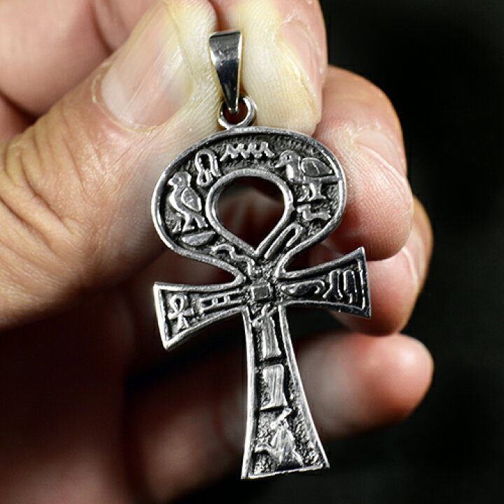 楽天市場】アンク (Ankh) エジプト十字 スターリングシルバー 