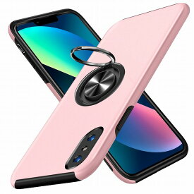 iPhone Xs ケース iPhone X ケース リング付き TPU 耐衝撃 スマホケース 車載対応ホルダー対応 スタンド機能 軽量 薄型 アイフォンXs ケース カメラ保護 衝撃吸収 指紋防止 黄変防止 ... iPhone XS / iPhone X ピンク