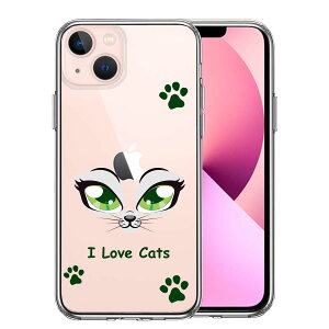iPhone13 ���ʃ\�t�g �w�ʃn�[�h �n�C�u���b�h �N���A �P�[�X ���C�f�B�[ �L cats