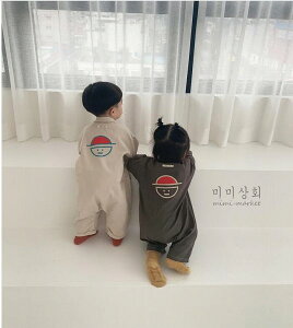 春秋 新作 ins 韓国 赤ちゃん 連続 して外出して服男女 赤ちゃん 秋冬 格好が良い 2色