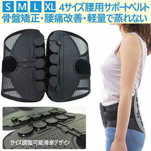 新作骨盤矯正 腰サポーター 通気性 腰痛ベルト 猫背矯正 腰用 サポートベルト コルセット