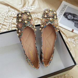 AW新品早割 22cm フルドリル オールシーズン フラット スクエアトゥ ローファー シューズ